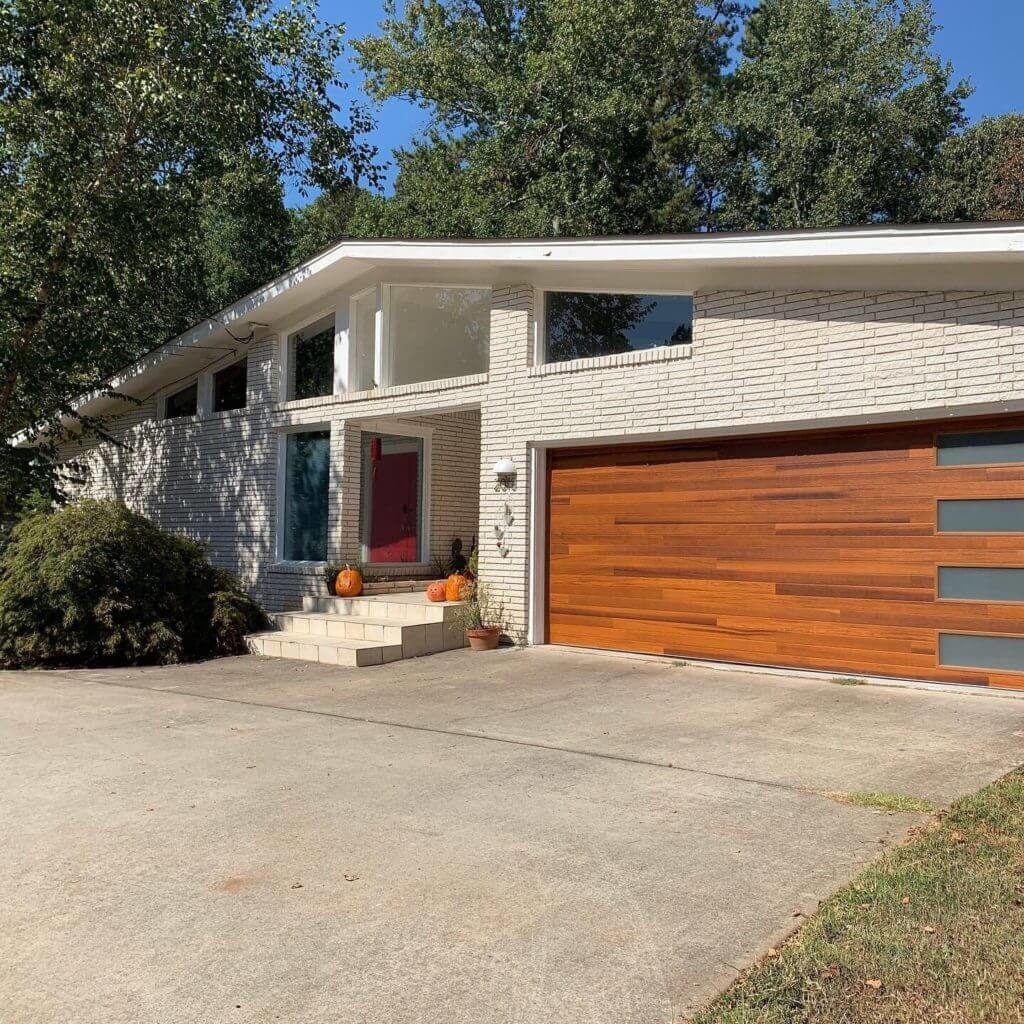 Midcentury Modern Garage Door Atlanta GA | Aaron Overhead Doors